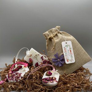 Scented wax sachets for closets and drawers, sachet with natural fragrances